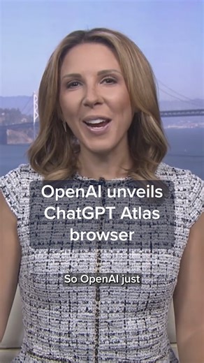 12K views · 86 reactions | OpenAI on Tuesday announced ChatGPT Atlas, a new AI-powered web browser. CNBC's MacKenzie Sigalos explains. cnb.cx/4ooSjSG | CNBC | Facebook