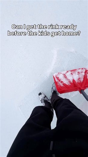 It’s still not fully frozen, but I think if I put a few floods on top it will be thick enough to skate on by the time the kids get home from school. #hockey #canada #canadian | Coach Jeremy - How To Hockey