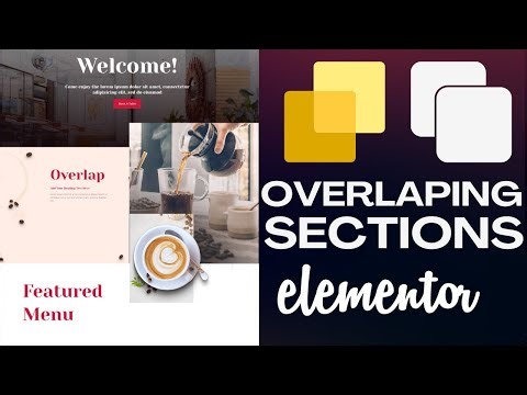 Overlapping Sections In Elementor (Quick & Easy) | WordPress Tutorial