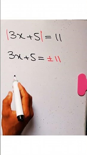 Modulus & Absolute Value Trick | Class 9 Linear Equations Fast Method