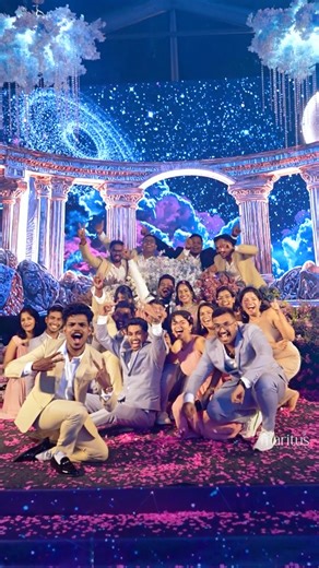Maritus Wedding Planners on Instagram: "Having fun is a necessity 🤭😎 As wedding planners we were more than delighted to create such moments for @cyriac_03 and @sherin_.thomas and the wonderful squad they had lit up the whole event and took it to another level. Venue: @alfahorizon.podium Wedding planner: @maritusweddingplanners . . . . . . . #wedding #weddinginspiration #weddingplanner #maritusweddingplanners #15yearsofmaritus #brideandgroom"