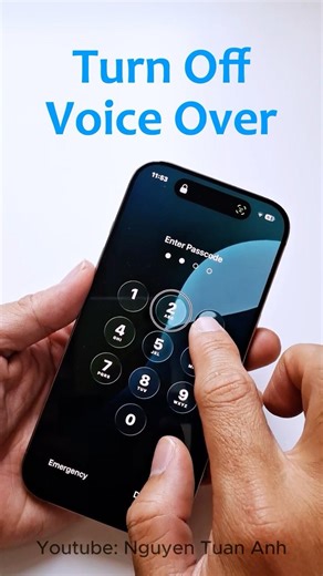 Turn off voice over iphone