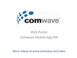 Comwave Mobile PIN Configuration for Android, Blackberry & iPhone