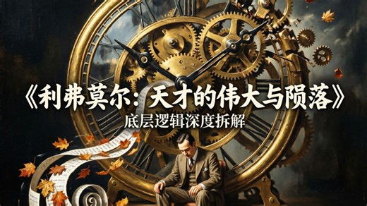 深度解构《股票作手回忆录》：利弗莫尔的伟大与毁灭，索罗斯、达利欧跨时空复盘