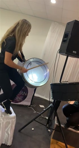 Dance Group Drumming Up Excitement at Arabian Night Party