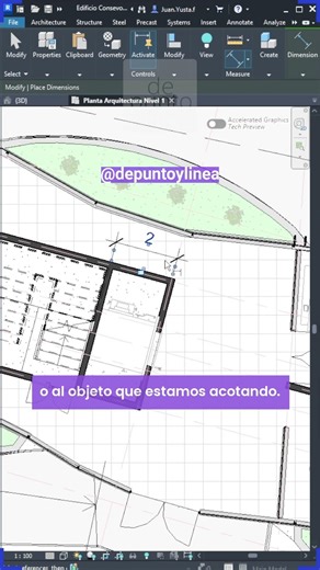 Comando DI en Revit: Cómo crear una Cota alineada | COMANDOS DE REVIT 1 💻