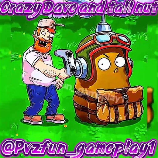 Plants vs.Zombies/Crazy Dave and tall nut #pvz #pvz2 #ytshorts #shorts #plantsvszombies #mobilegame