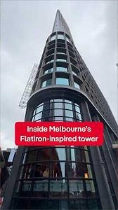 New York has the Flat Iron. Melbourne has The Queensbridge.