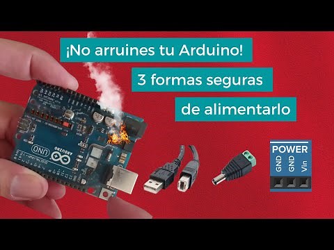 3 Formas de alimentar correctamente el Arduino Uno