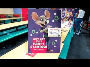 Chuck E Cheese Mega Super Star Birthday Party