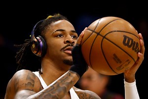 Ja Morant Posts Up In The Gym Ahead Of NBA Season