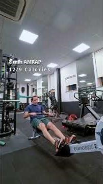 8min AMRAP Gym Workout #crossfittraining