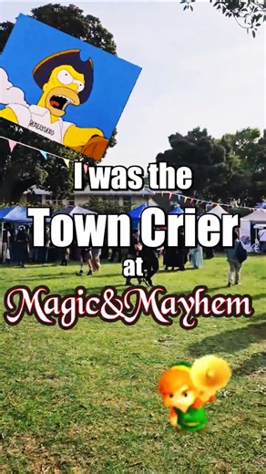 Hear Ye! I Was the Town Crier at Magic & Mayhem! #shorts