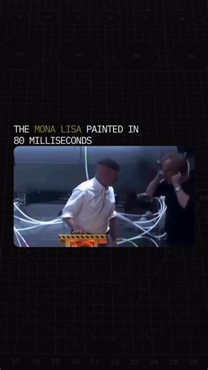 AI War Room on Instagram: "The GPU recreated the Mona Lisa in 80 milliseconds. At the NVIDIA NVision ‘08 conference, MythBusters hosts Jamie Hyneman and Adam Savage demonstrated the difference between a CPU (Central Processing Unit) and a GPU (Graphics Processing Unit). They used a massive machine and two robots to create a paintball version of the Mona Lisa. The first robot, representing a single-core CPU, fired one paintball at a time, moving sequentially to complete the image. The second mach