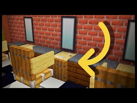 Minecraft Tutorial: How to Make a Barber Shop!