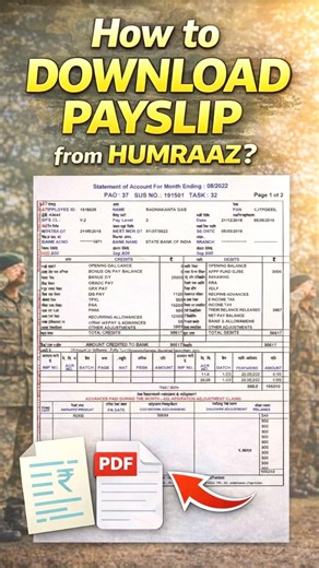 Humraaz App se Payslip Kaise Download Kare? | Indian Army