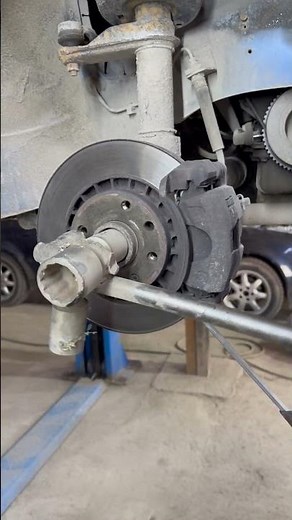 Removing the Outer CV Joint Nut! #automobile #new #power