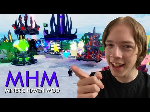 Crafting NEW ITEMS and GRINDING in Miner's Haven MOD LIVE!