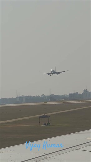 Beautiful Landing of Indian Indigo at John Kanedy International Airport, USA