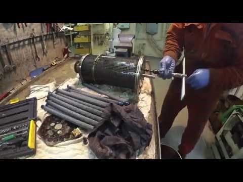 Lube Oil auto-backwashing filter (BOLLFILTER Type 6.46 DN50) Cleaning