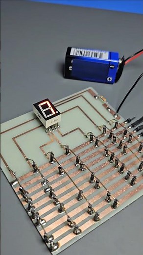 Electromechanical 7 Segment Display Control #zaferyildiz