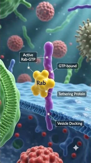 Vesicle Fusion Mechanism — Rab GTPase, SNARE Proteins & Membrane Targeting | Episode 5 🔥
