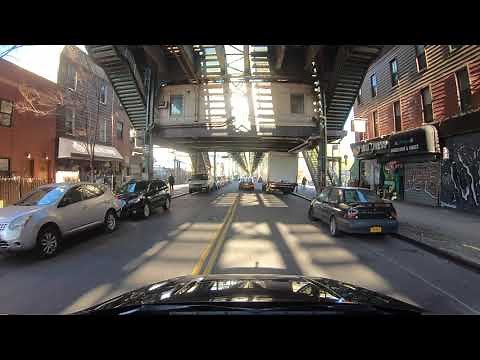 ⁴ᴷ⁶⁰ NYC State of Emergency : Broadway & Myrtle Avenue in Bushwick, Brooklyn (April 11, 2020)