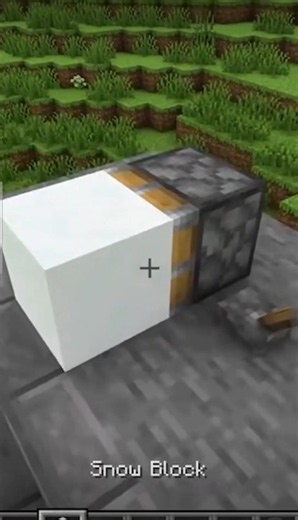Realistic Snow Mod in Minecraft #minecraft #minecraftshorts #minecraftmemes