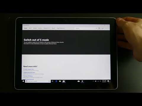 Microsoft Surface Go - Switch From Windows 10 S To Home