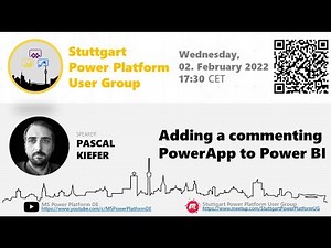 Adding a commenting PowerApp to Power BI by Pascal Kiefer and Florian Kleinz