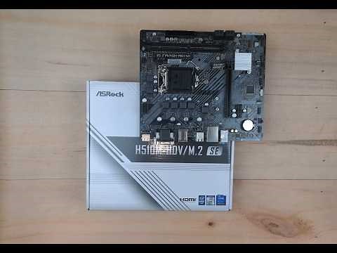 ASRock H510M-HDV/M.2 SE 🎯 Motherboard Unboxing and Overview