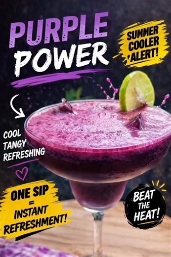 No Alcohol Party Drink 🍇💜 Perfect Mojito for House Parties #trending #mocktail
