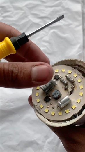 Broken 18W LED Bulb? Fix It FREE Without Cover 💡⚡