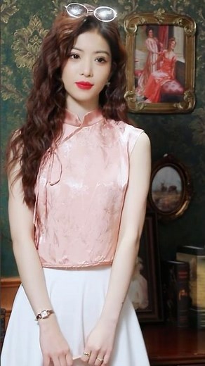 Romantic Pink Short Sleeve Floral Jacquard Summer Casual Shirt