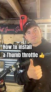 How to install a thumb throttle👍🤙 any questions leave in the comments or pm me on the gram👌