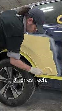 J Torres Tech || How to apply bondo easy and correctly || Como aplicar masilla facil