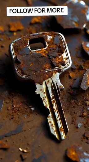 Extreme Rust Removal of a Rusted Car Key