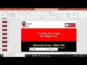 Single User Login Form (MS Access)