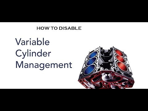 Disable VCM(Variable Cylinder Management) on honda i-vtec engines