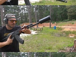 AK步枪～不带消音&带消音声音对比