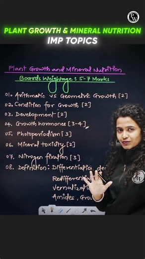 🚨 5-7 marks- plant growth and mineral nutrition. #shorts #hscboard