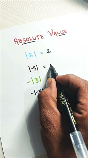 💯 Absolute value kaise nikalte hai | How to calculate absolute value #maths