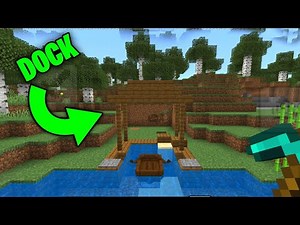 Minecraft: How to make a Dock (design)