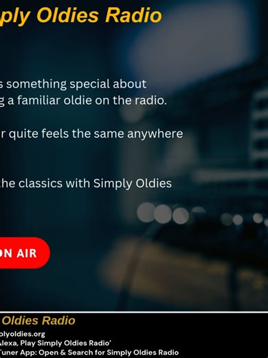 Enjoy the Classics with Simply Oldies Radio