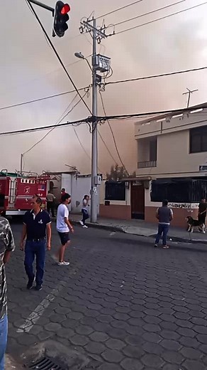 Fire Truck Response in Urban Setting with Dog and Adults