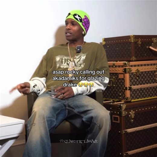 ASAP Rocky Calls Out Akademiks in Hilarious Gesture