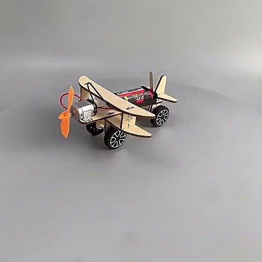 DIY Wooden Plane Model Kit Science