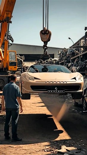 Farrari car restoration 😱 #making