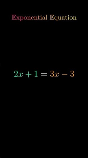 Exponential Equation Simplification | Step-by-Step Math Solution | Learn Exponents Easily #maths
