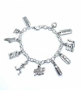 Runner Charm Bracelet Running Charms - Etsy